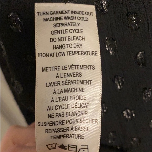 NWT gorgeous black dress with sparkling skirt - Picture 8 of 8